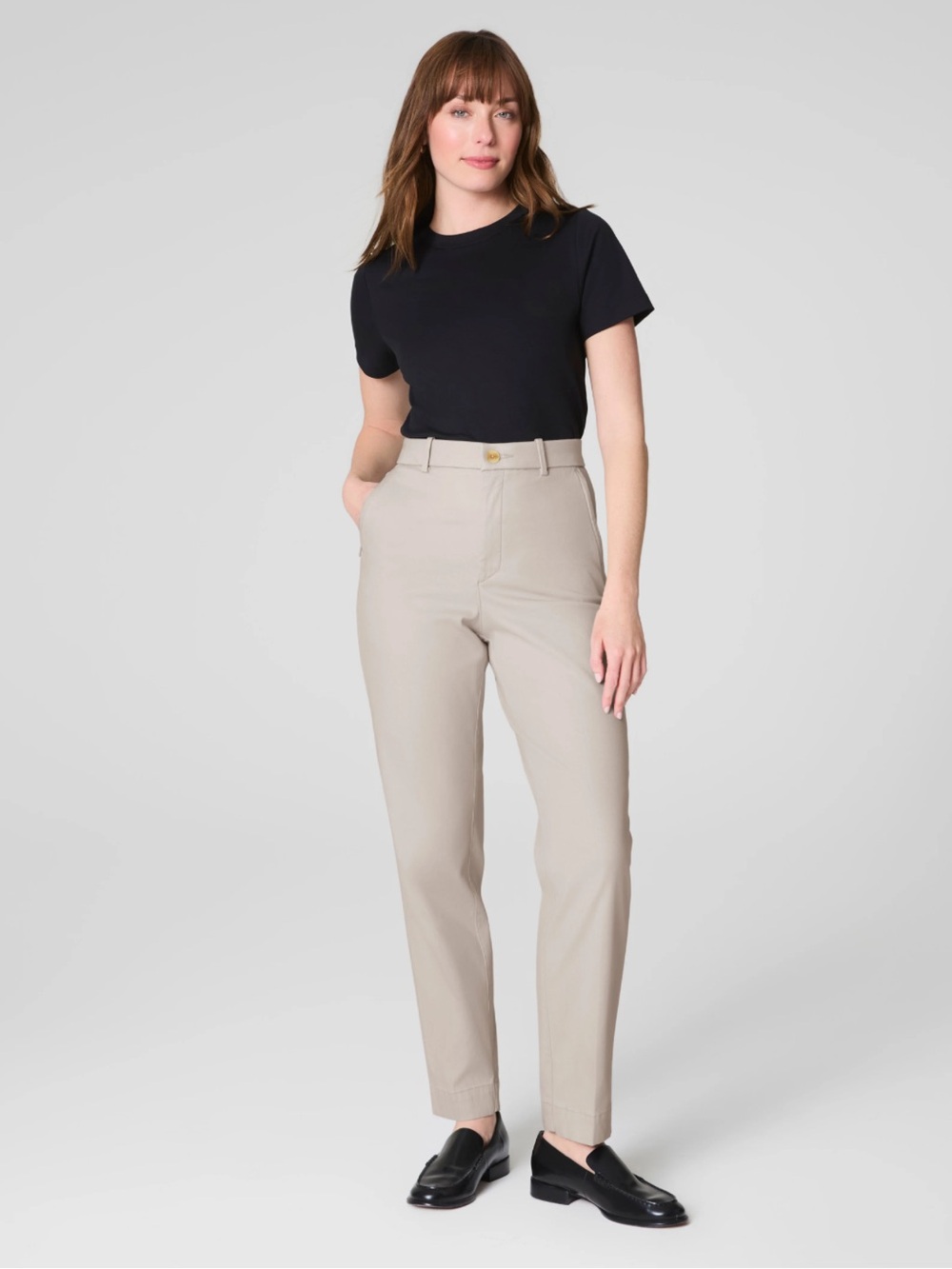 SPANXsupersmooth® Stretch Twill
Slim Straight Pant bone size medium NWT